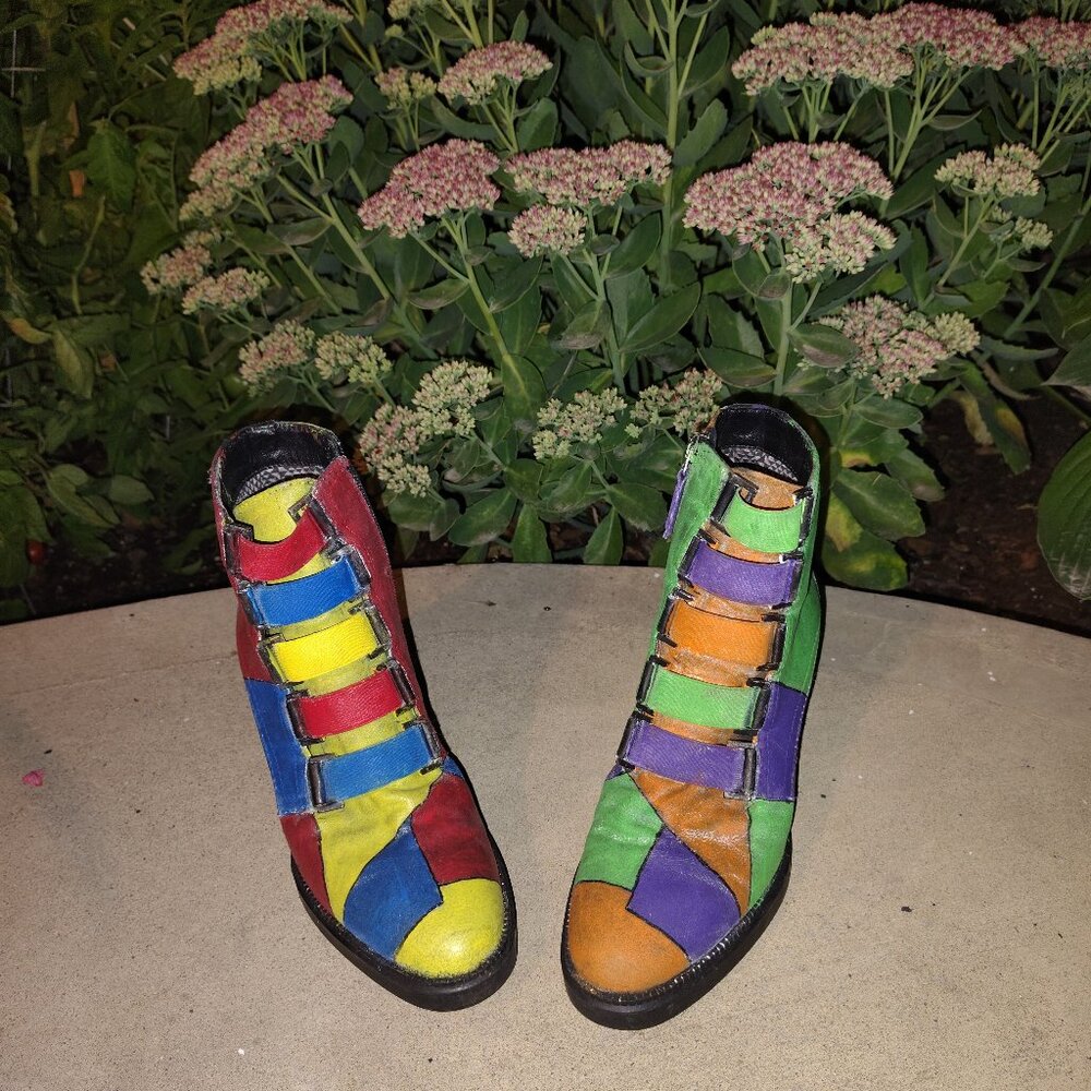 Upcycled Boots Size 7